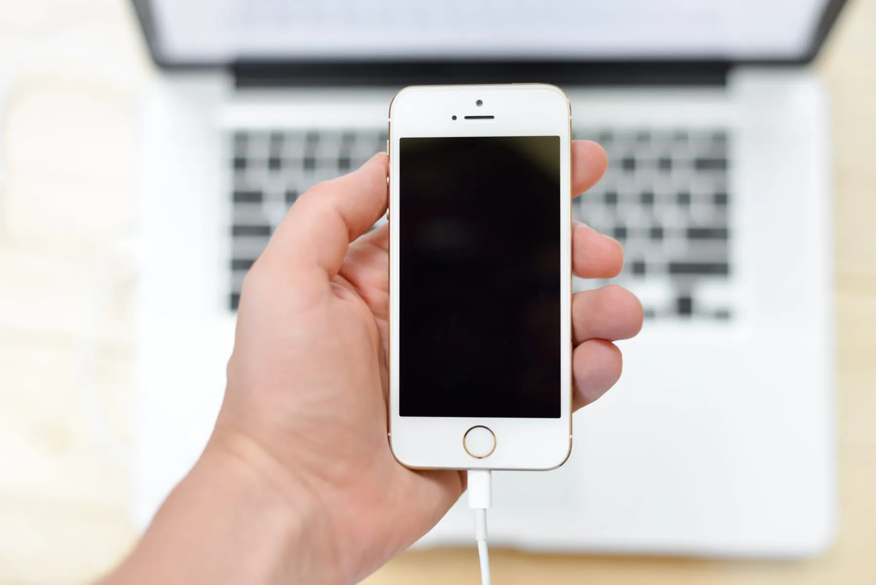A phone used to send furniture photos