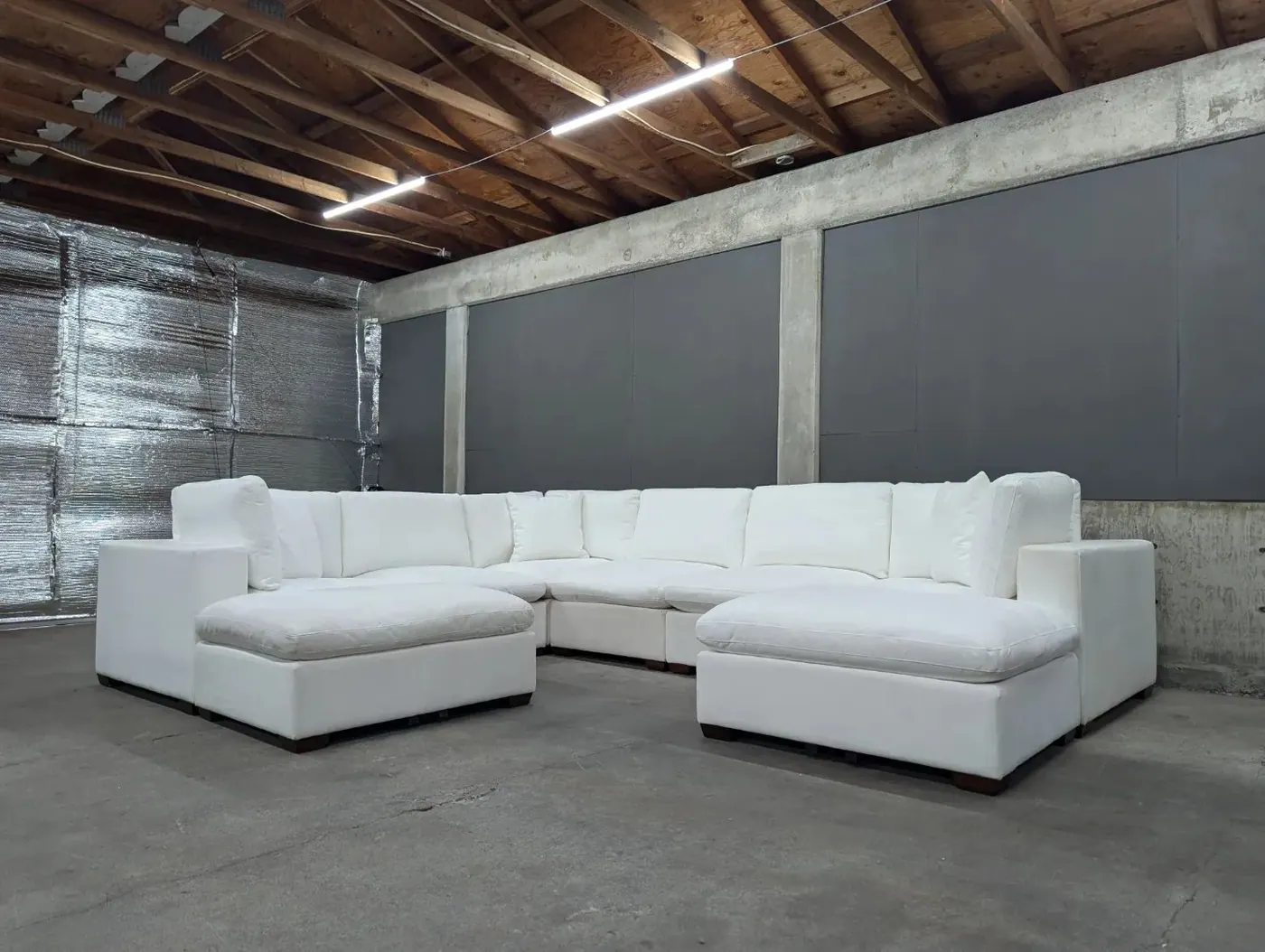 Huge White Thomasville Modular Sectional
