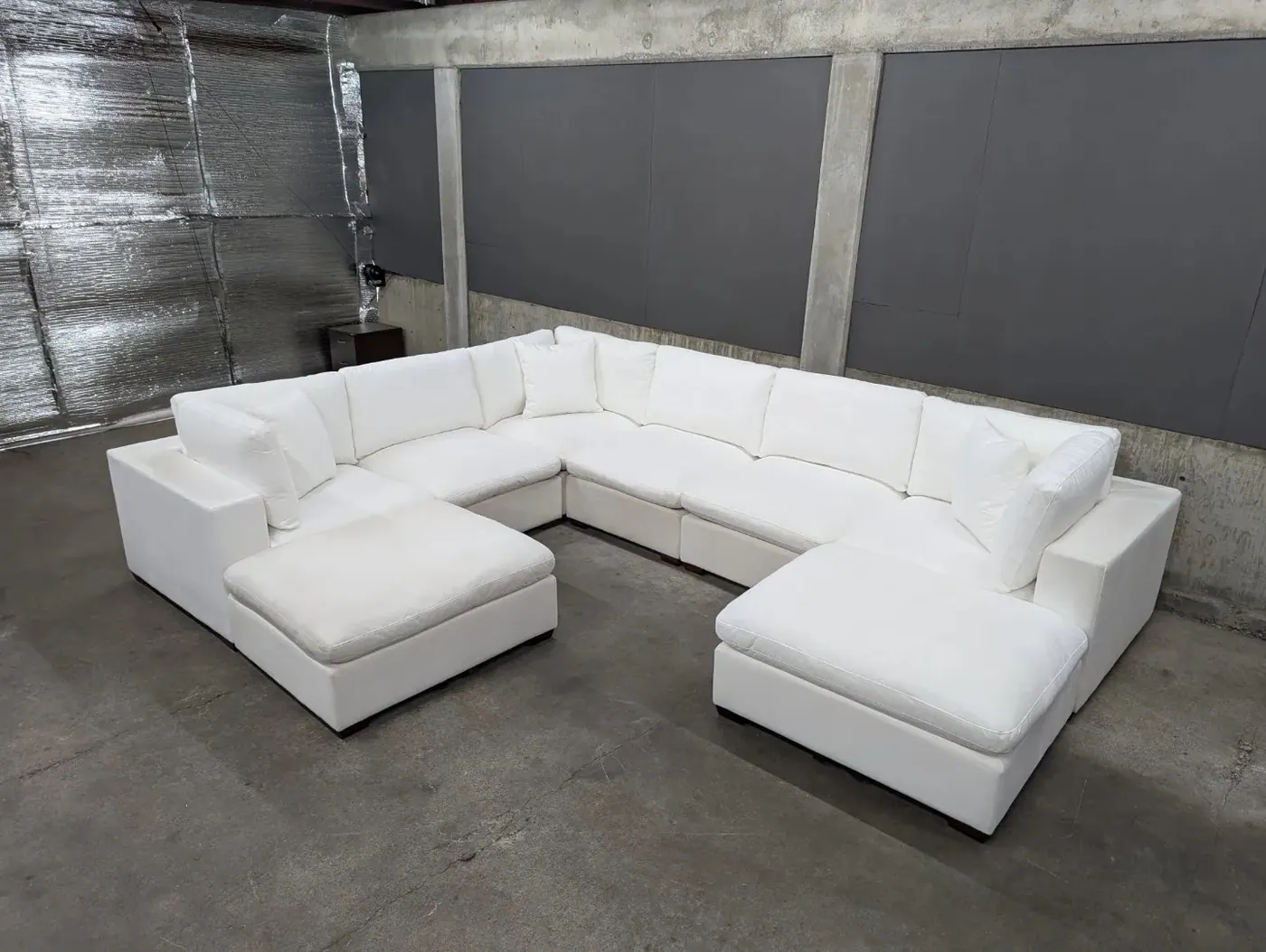 Huge White Thomasville Modular Sectional, view 2