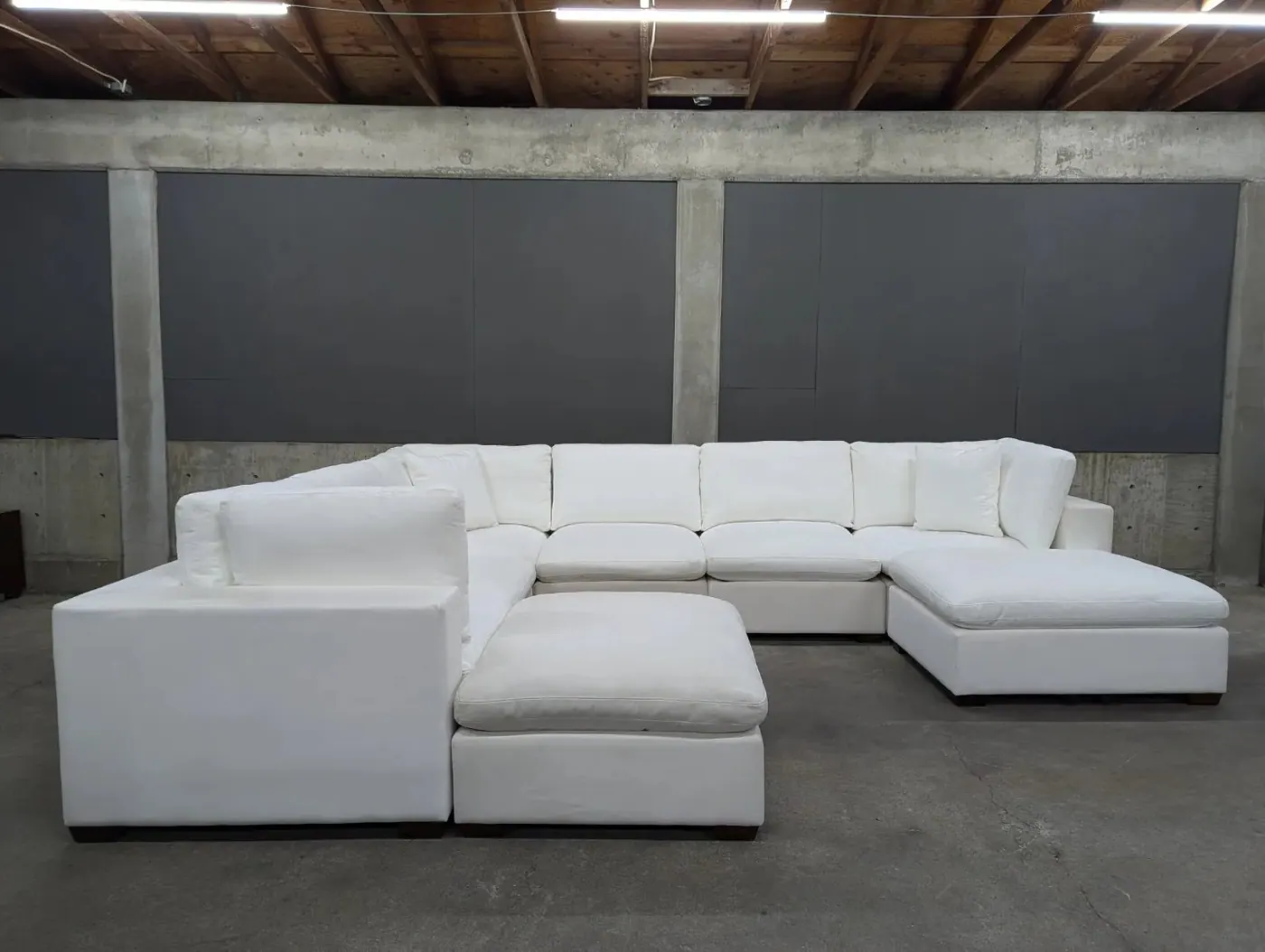 Huge White Thomasville Modular Sectional, view 3