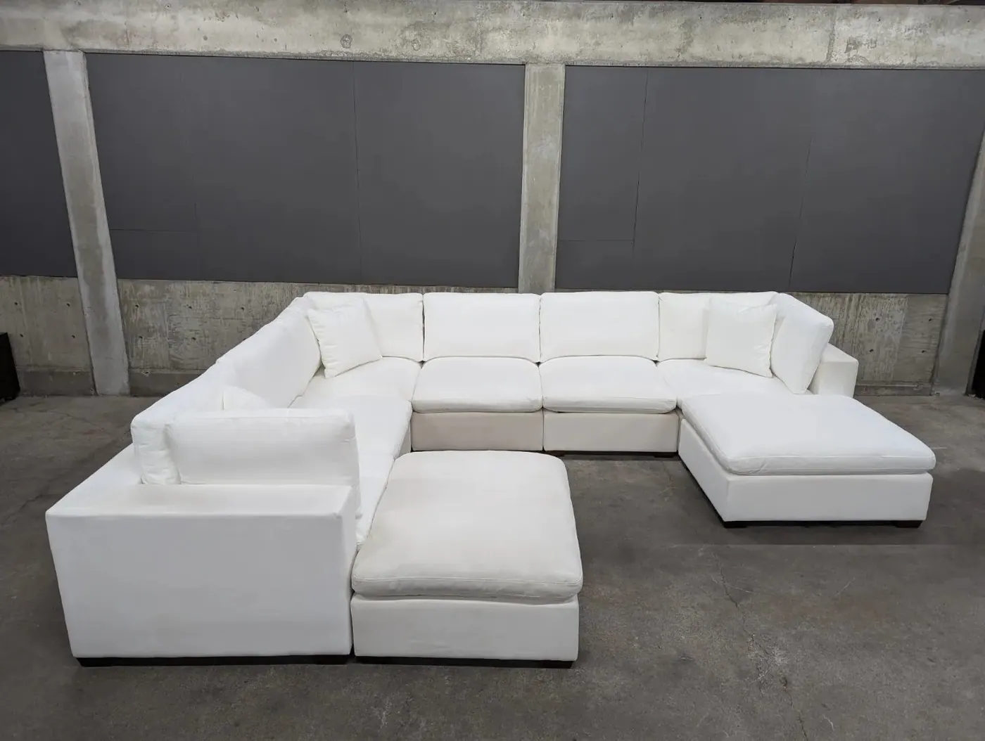 Huge White Thomasville Modular Sectional, view 4