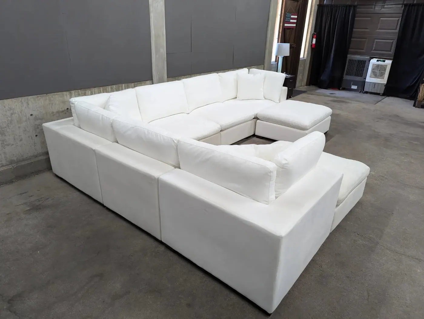 Huge White Thomasville Modular Sectional, view 6