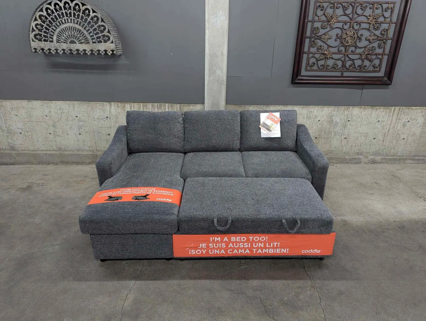 Sleeper Sectional w/ Reversible Storage Chaise, view 7