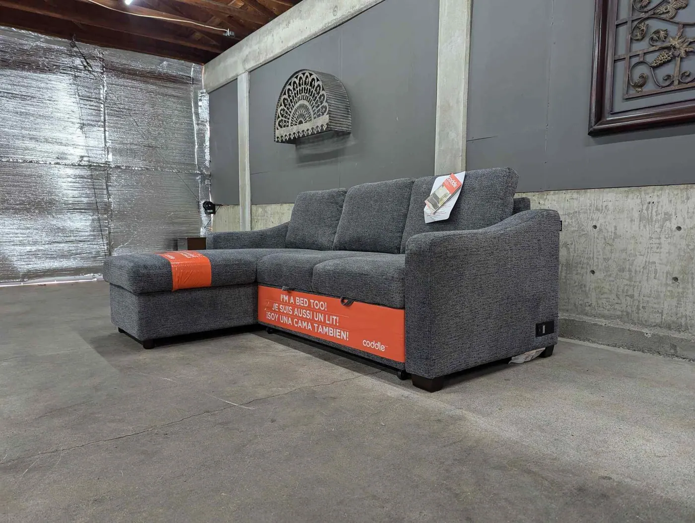 Sleeper Sectional w/ Reversible Storage Chaise, view 3