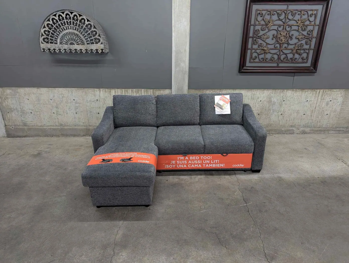Sleeper Sectional w/ Reversible Storage Chaise, view 2