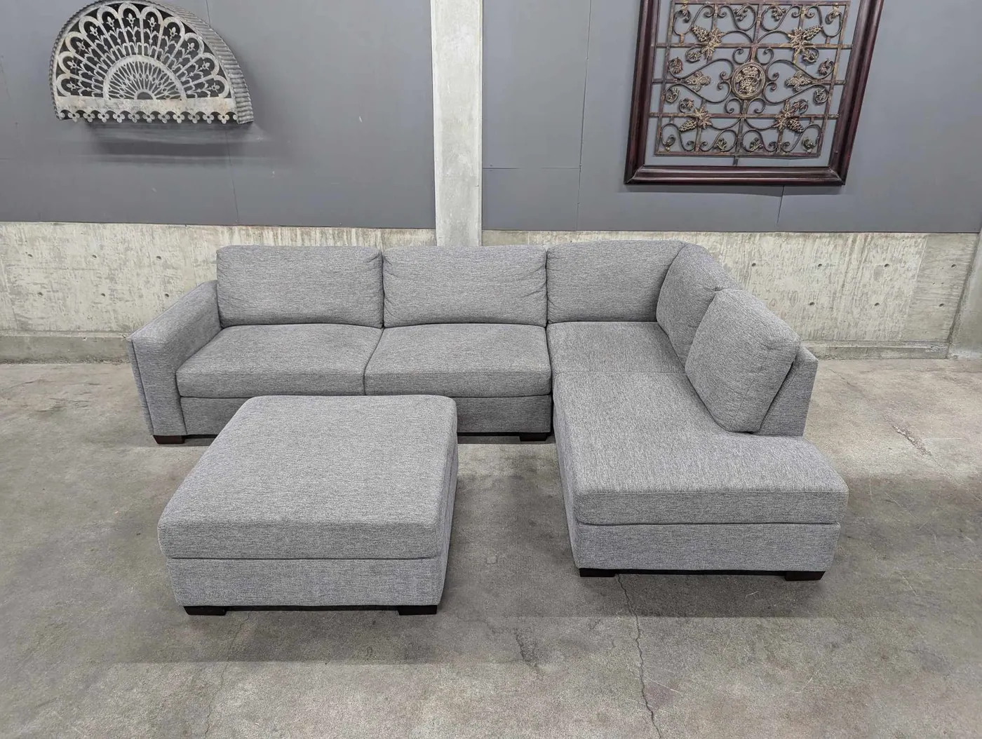 Maycen Sectional with Ottoman, view 2