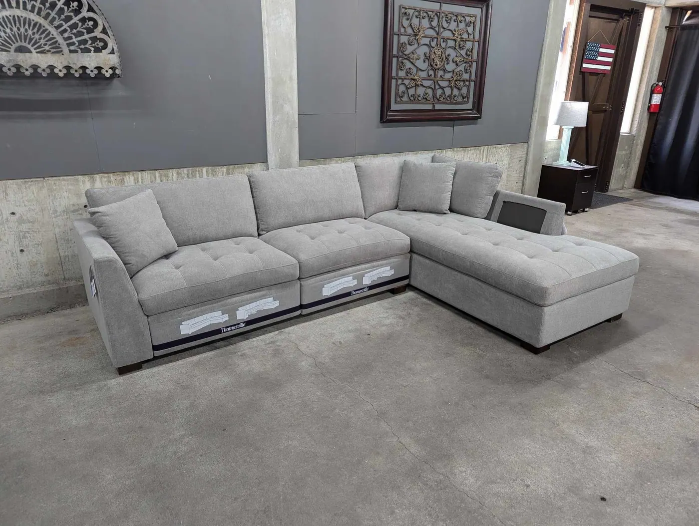 Thomasville Sectional with Power Footrests, view 11