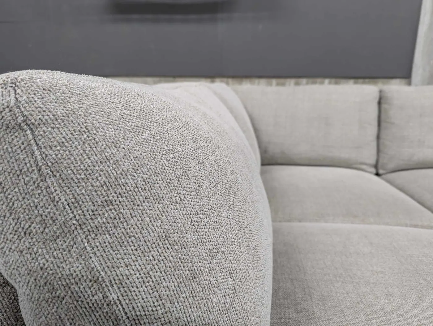 Raylin Fabric Sectional with Ottoman, view 7