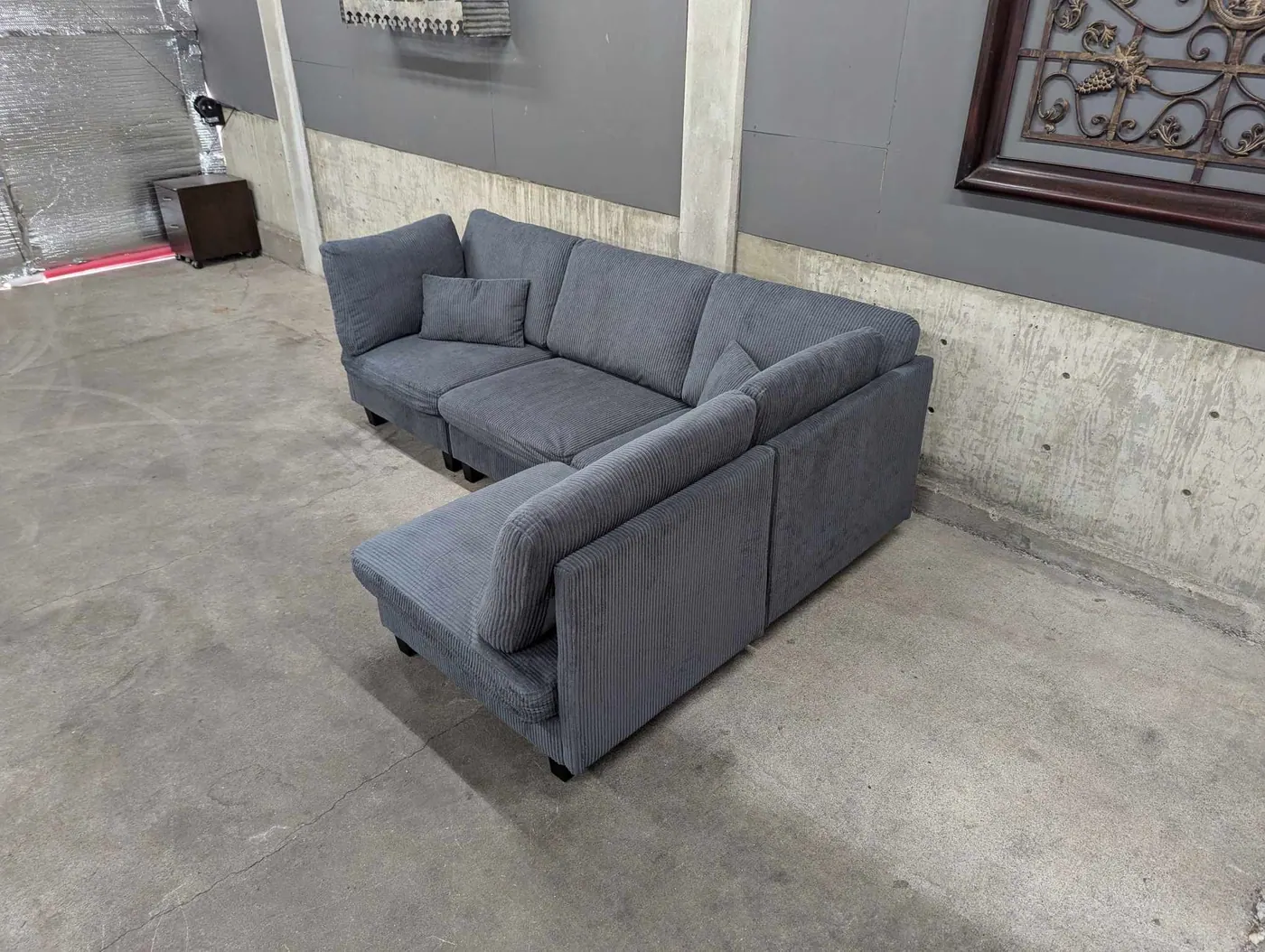 NEW Gray Modular Sectional, view 6