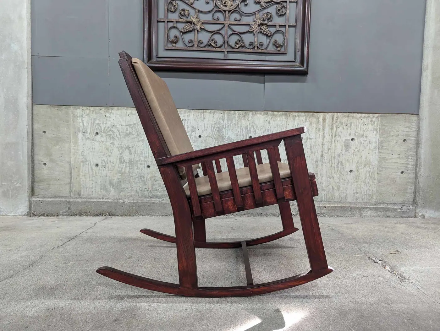 Beautiful Handcrafted Rocking Chair, view 3