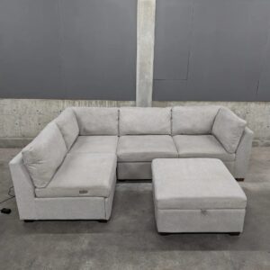 Rockford 5 Piece Sectional w/ Power Footrests