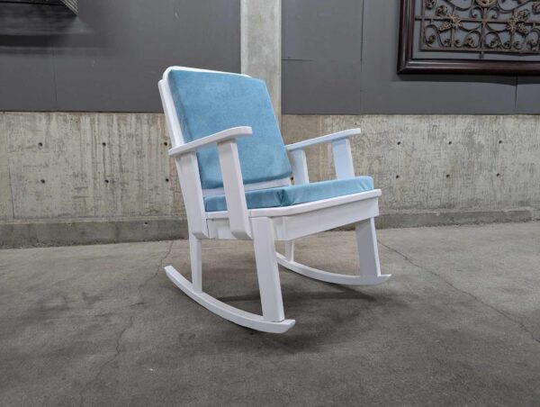 Handcrafted Solid Wood Rocking Chair - Image 3