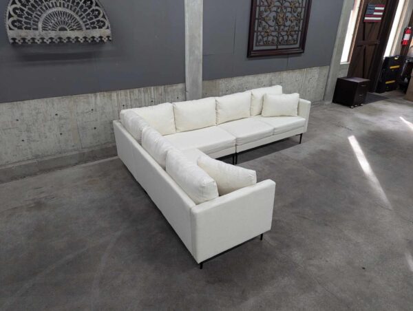 NEW Beige L-Shaped Sectional - Image 6