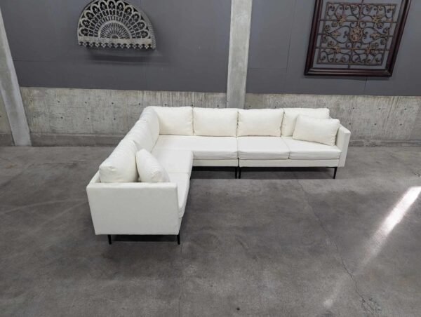 NEW Beige L-Shaped Sectional - Image 2